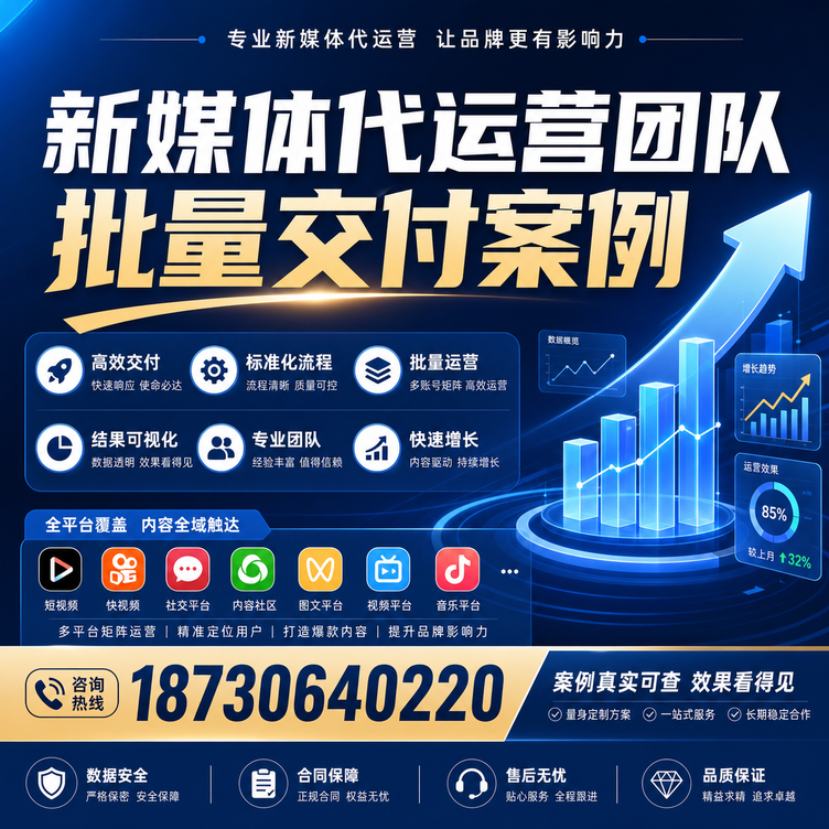 阳泉代运营公司多客户账号批量高效交付案例